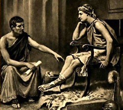Aristóteles y Alejandro