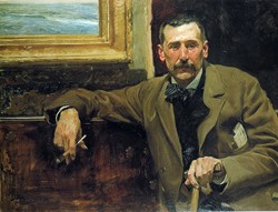 Retrato de Benito Prez Galds de Sorolla (museo Sorolla de Madrid)