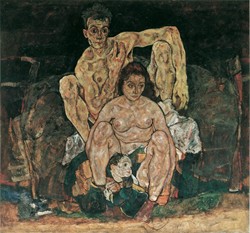 La familia de Egon Schiele (Belvedere de Viena)