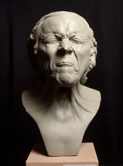 Escultura de un rostro de Frank Xaver Messerschmidt