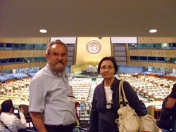 Sala de sesiones de la Asamblea General de la ONU