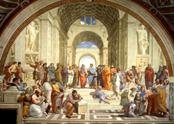 La Escuela de Atenas de Raphael